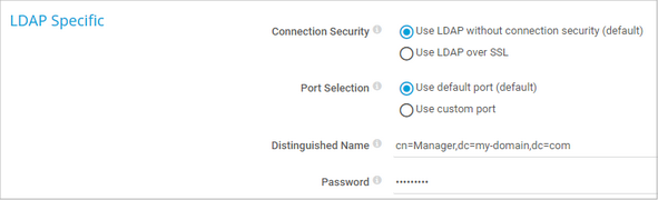 LDAP Specific LDAP Specific